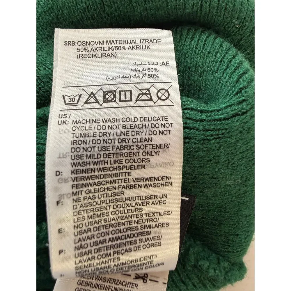 Minnesota Wild Adidas NHL Hockey Beanie Green Red Striped Cuffed Knit Hat Unisex